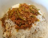イラン料理 ルビヤポロ(いんげん豆ご飯)作り方10写真