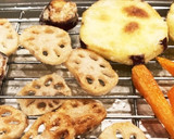 さつまいも、れんこんのサクサク揚げ作り方5写真