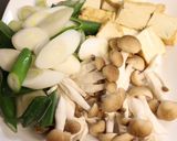 宇宙芋しめじ厚揚げ長ねぎのカレー風味炒め作り方3写真