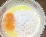 チヂミ粉使用のモチモチ食感お好み焼き！作り方1写真