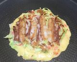 チヂミ粉使用のモチモチ食感お好み焼き！作り方7写真