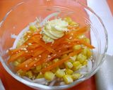 レンジで簡単！もやしコーンバター作り方1写真