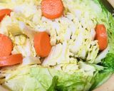 味噌で仕上げる寄せ鍋●白菜＆きしめんの鍋作り方1写真
