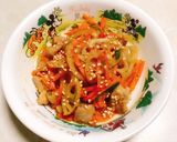 鶏肉入り蓮根のきんぴら作り方8写真