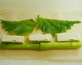 チーズとアスパラの焼き春巻きスティック作り方4写真