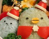 すみっコぐらしXmasキャラ弁ぺんぎん？作り方2写真