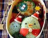 すみっコぐらしXmasキャラ弁ぺんぎん？作り方4写真