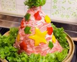 お鍋でクリスマスツリー作り方5写真