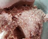 簡単！トンテキ風ふわふわレンコン肉団子作り方3写真