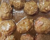 簡単！トンテキ風ふわふわレンコン肉団子作り方5写真