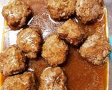 簡単！トンテキ風ふわふわレンコン肉団子作り方6写真