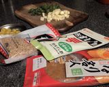 フキノトウとチーズと銀杏の稲荷寿司作り方4写真