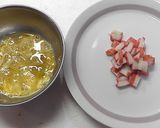カニカマ入り玉子炒飯作り方1写真