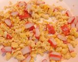 カニカマ入り玉子炒飯作り方3写真