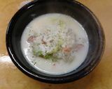 簡単朝昼　白菜たっぷりシチュー雑炊作り方5写真
