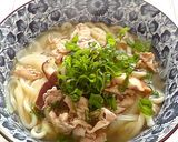 ネギたっぷり♪肉うどん作り方3写真