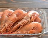 白だしで簡単♪海老のうま煮作り方1写真