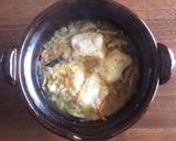 生姜と干しえびのスープ雑煮作り方4写真
