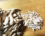 生シイタケと味付け板麩のクズとじ作り方2写真