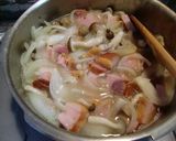 ★市販のルウで*シチューオンライス*♪作り方5写真