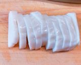 超簡単おつまみ！蒲鉾の梅肉生姜醤油作り方1写真
