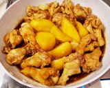 手羽元とじゃが芋のほっくり煮♡作り方5写真