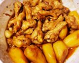 手羽元とじゃが芋のほっくり煮♡作り方6写真