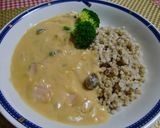 ★市販のルウで*シチューオンライス*♪作り方9写真