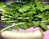 大根菜のふりかけ☆作り方1写真