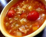 野菜たっぷり！主役のミネストローネ♪作り方9写真