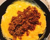 お母さんの味！挽き肉入りオムレツ☆☆作り方6写真
