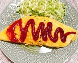 お母さんの味！挽き肉入りオムレツ☆☆作り方7写真