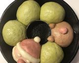 HB使用★クリスマスリースパン★作り方30写真
