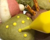 HB使用★クリスマスリースパン★作り方34写真