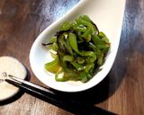 レンジで簡単♪ピーマンの塩昆布和え作り方3写真