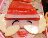 今日のキャラ弁12/20(サンタさん)作り方1写真