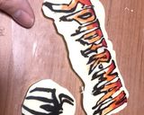スパイダーマン ケーキ作り方9写真