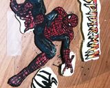 スパイダーマン ケーキ作り方10写真