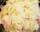 白菜と豚バラ肉の重ね蒸し鍋作り方4写真