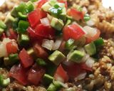 カレーまぶしご飯onフレッシュ夏サルサ作り方7写真