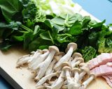 ほうれん草ベーコンのホットシーザーサラダ作り方2写真