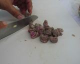 イモとすじコン入淡路島玉ねぎのお好み焼き作り方2写真