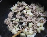 ジャガ＆豚ひき肉で焼きそば作り方3写真