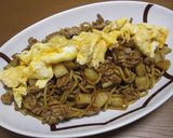 ジャガ＆豚ひき肉で焼きそば作り方5写真
