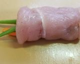 ささみの野菜巻き♡おせちに作り方4写真