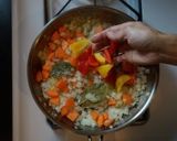 ベジタリアン⦿スパイス入りチリコンカルネ作り方4写真