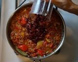 ベジタリアン⦿スパイス入りチリコンカルネ作り方6写真