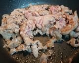 茄子と豚肩ロースの甘辛醤油炒め作り方1写真