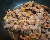 茄子と豚肩ロースの甘辛醤油炒め作り方3写真
