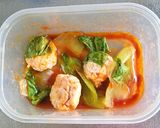 電子レンジで✿鶏団子の甘酢餡かけ作り方4写真